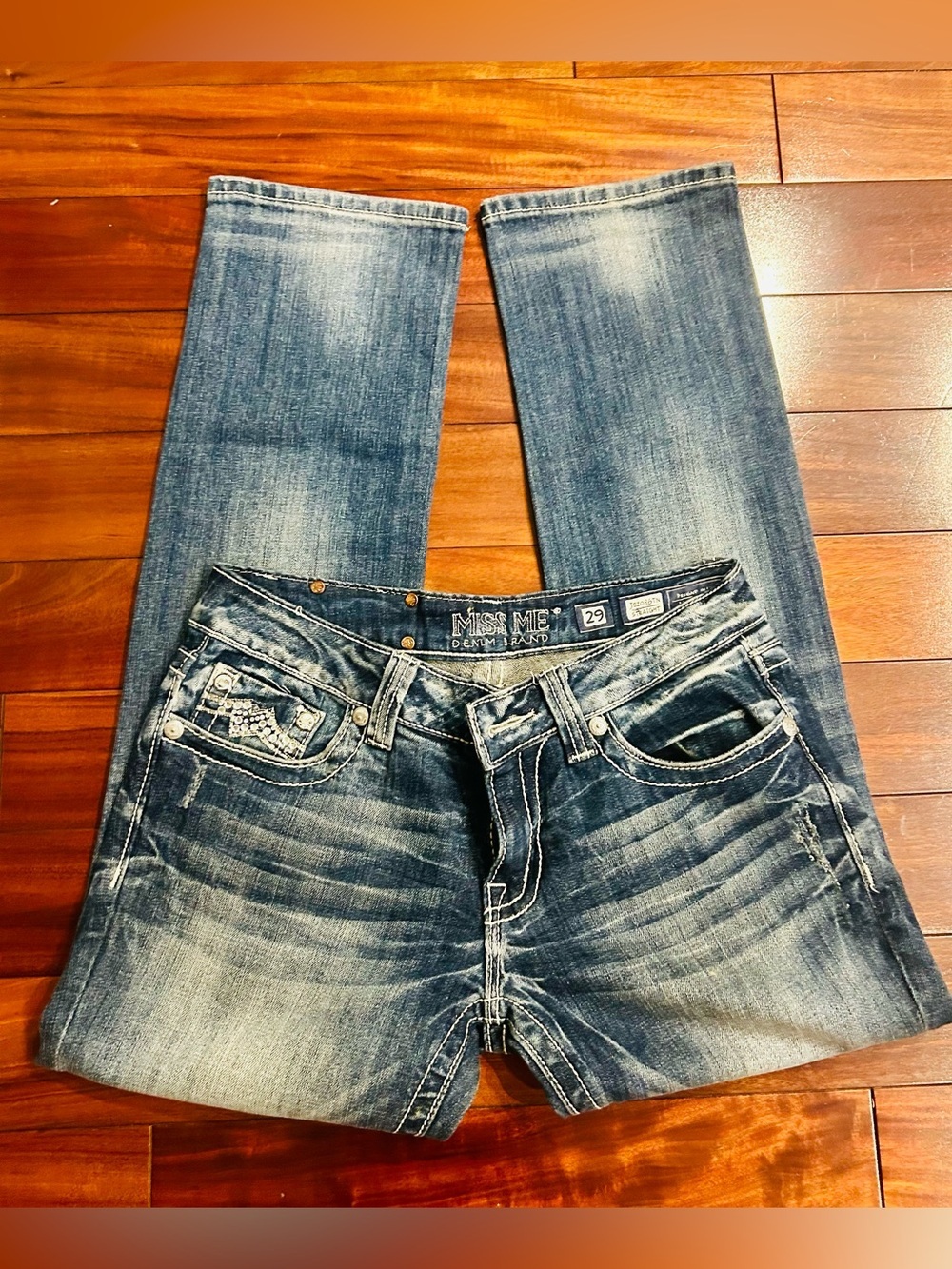 Miss Me Women’s Embellished Bootcut Jeans-Size 29 - Picture 4 of 9